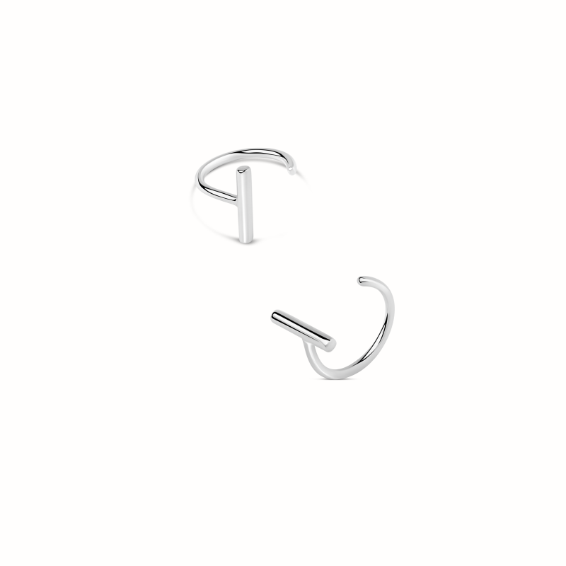 Boucles d'oreilles Jill argenté-Boucles d'oreilles-Enomis