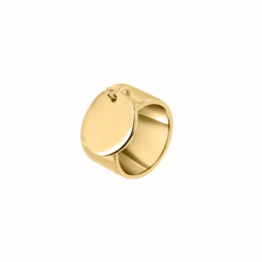 Pampille GM gold-plated ring