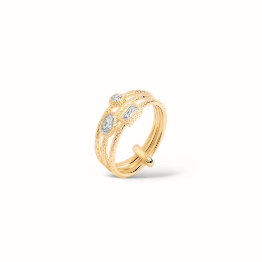 Carla gold-plated ring