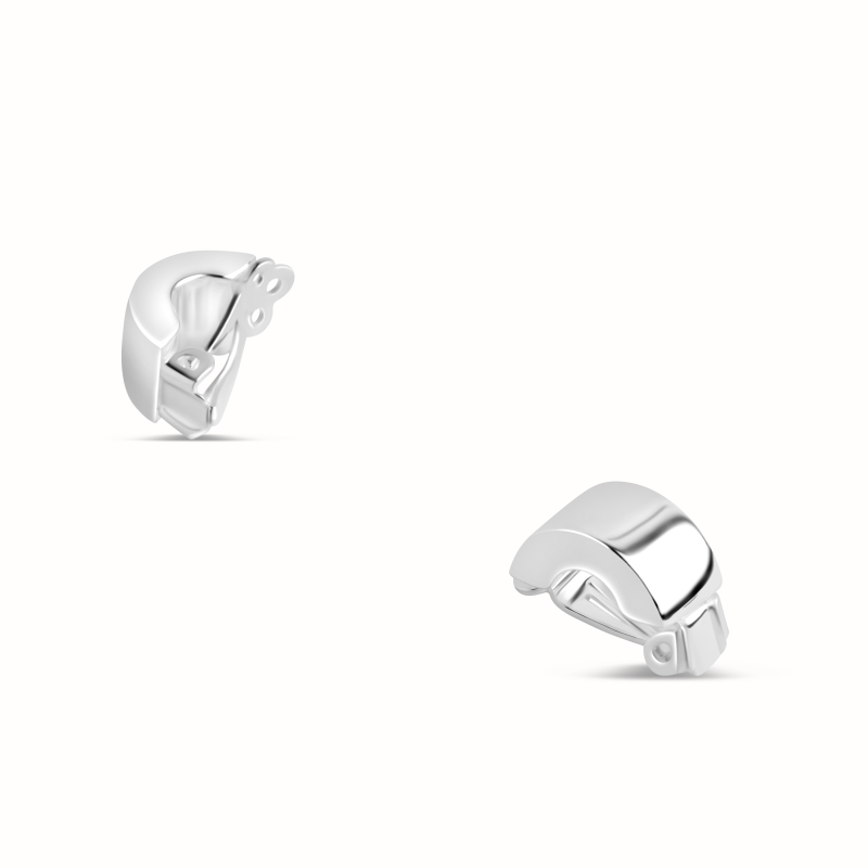 Clip Demi Lune argenté-Boucles d'oreilles-Enomis