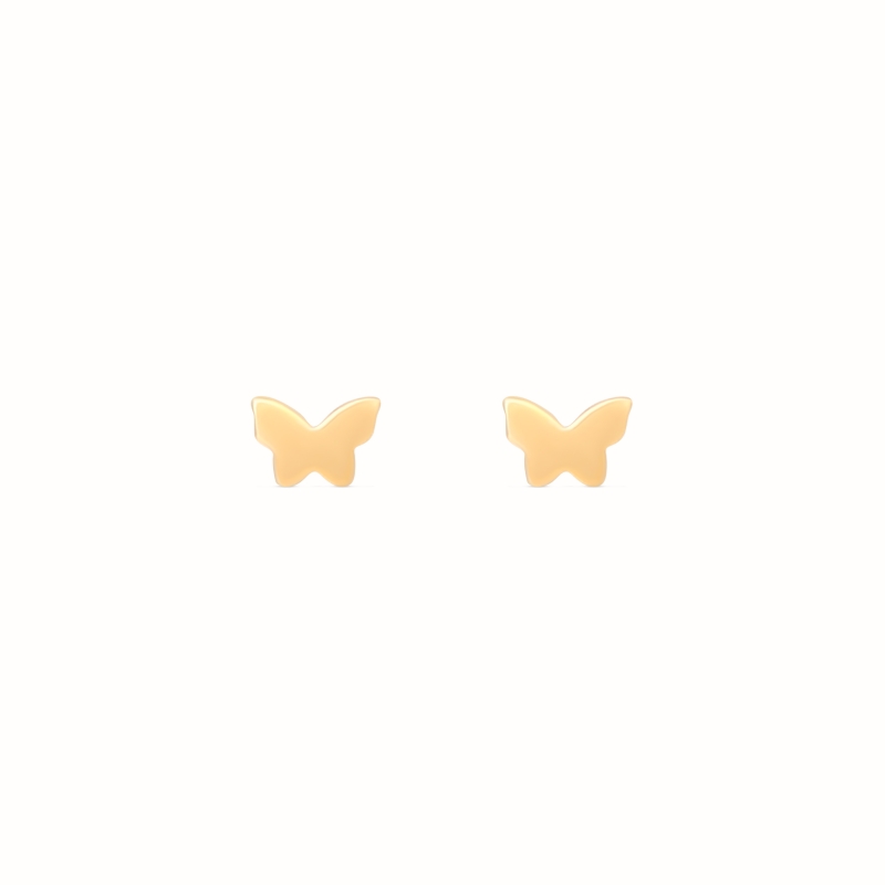 Boucles d'oreilles Papillon plaqué or-Boucles d'oreilles-Enomis
