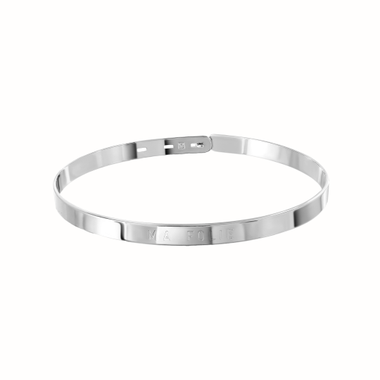 Jonc argent 925 Ma folie