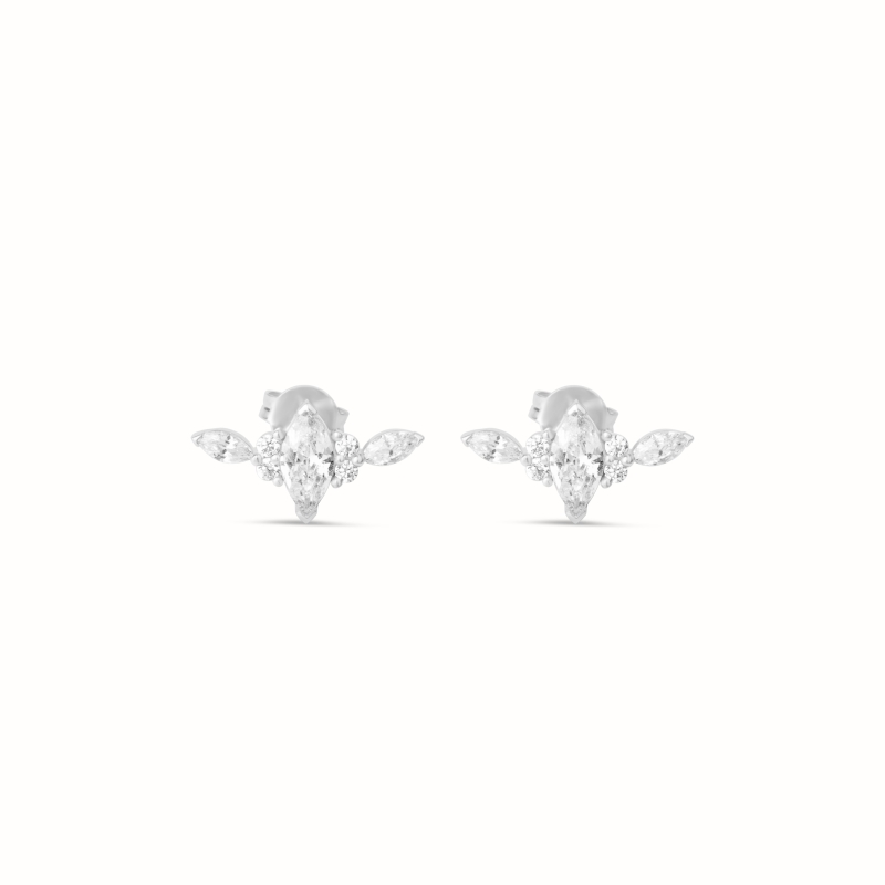 Boucles d'oreilles Grace argenté-Boucles d'oreilles-Enomis