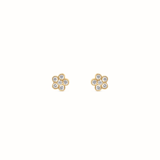 Natalia gold-plated earrings