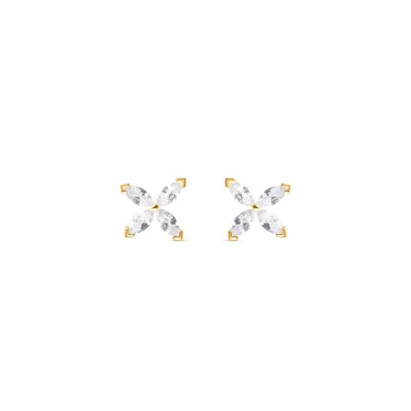 Boucles d'oreilles Luce plaqué or-Boucles d'oreilles-Enomis