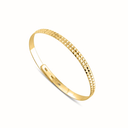 Jonc Clou plaqué or