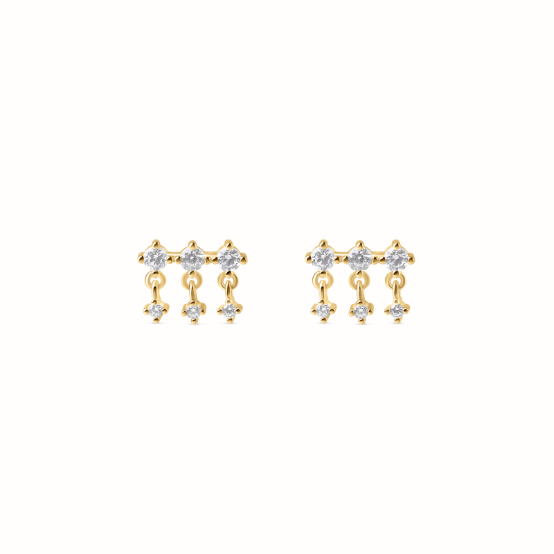 Boucles d'oreilles Alba plaqué or-Boucles d'oreilles-Enomis