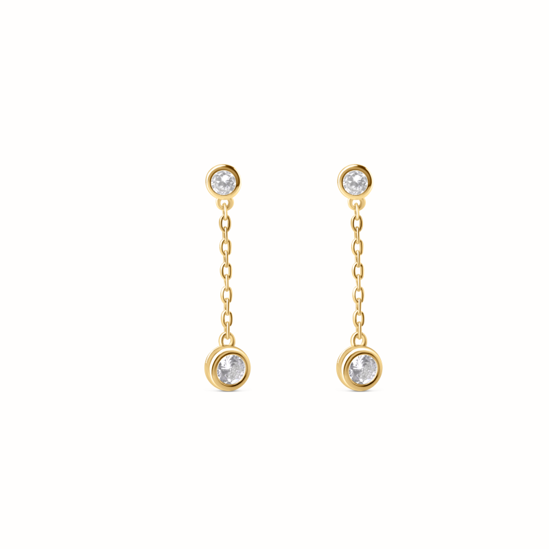 Boucles d'oreilles Sophie plaqué or-Boucles d'oreilles-Enomis