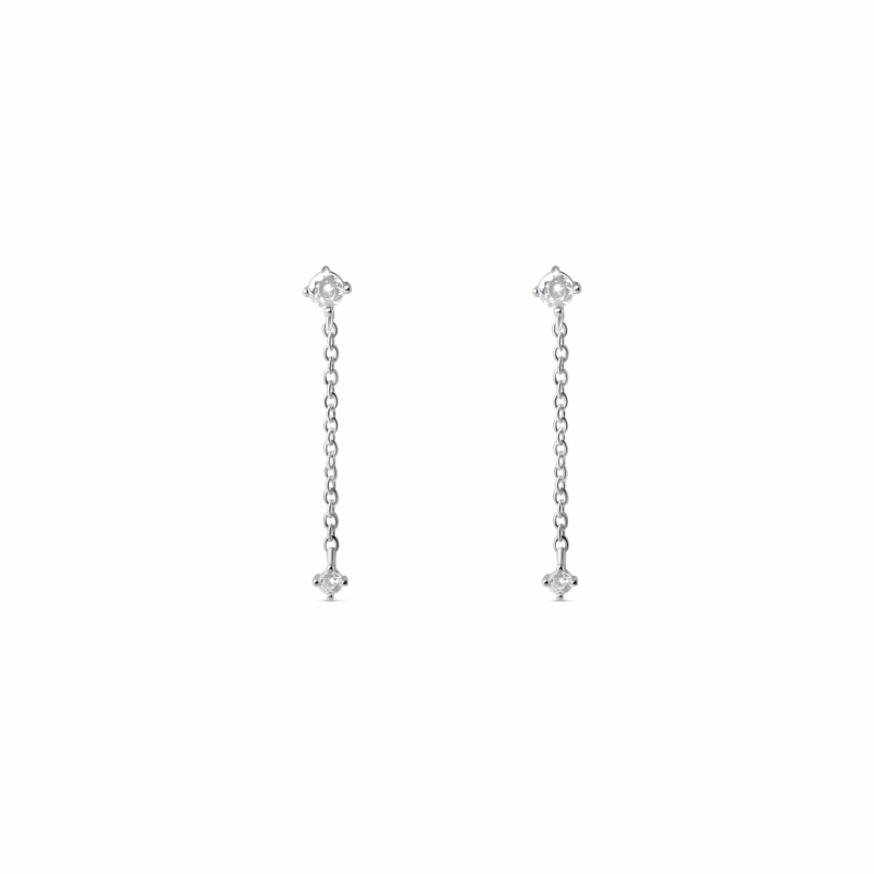 Boucles d'oreilles Solia argenté-Boucles d'oreilles-Enomis