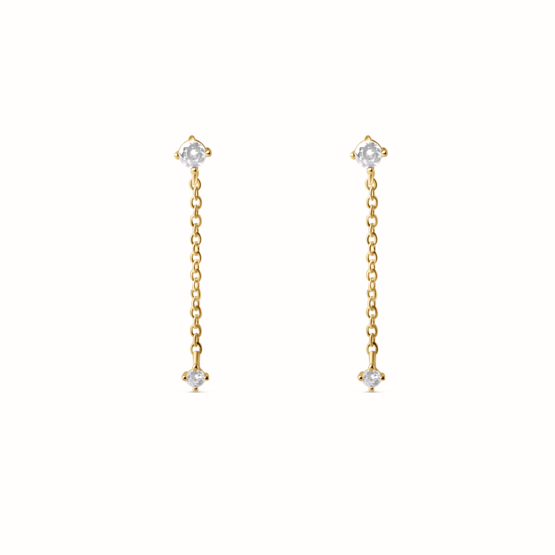 Boucles d'oreilles Solia plaqué or-Boucles d'oreilles-Enomis