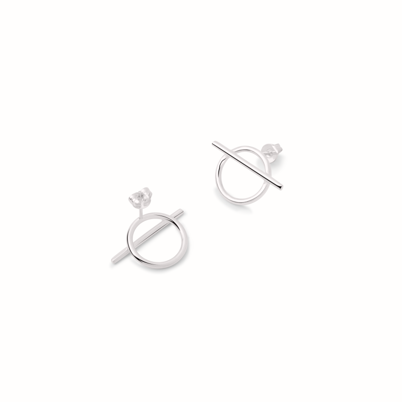 Boucles d'oreilles Alienor argenté-Boucles d'oreilles-Enomis