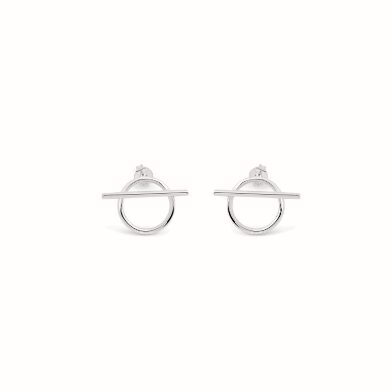 Boucles d'oreilles Alienor argenté-Boucles d'oreilles-Enomis