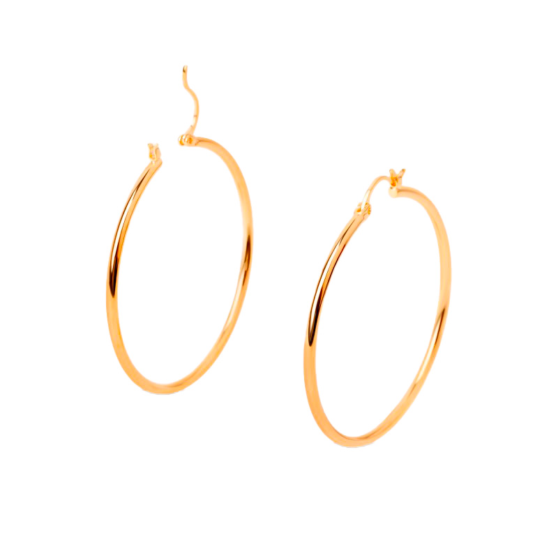 Créoles 70mm doré-Boucles d'oreilles-Enomis