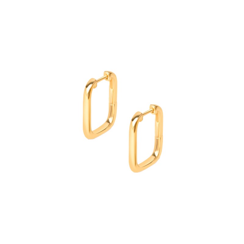 Créoles Lalla plaqué or-Boucles d'oreilles-Enomis