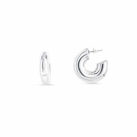 Boucles d'oreilles Bombée 30mm