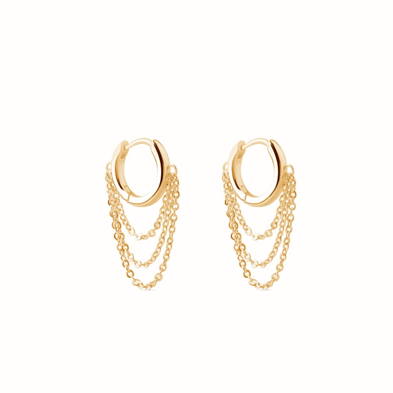 Créoles Sohanne plaqué or-Boucles d'oreilles-Enomis