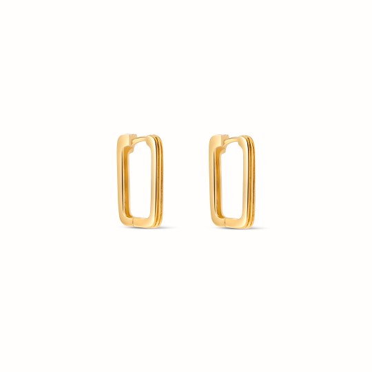 Prunelle gold-plated earrings