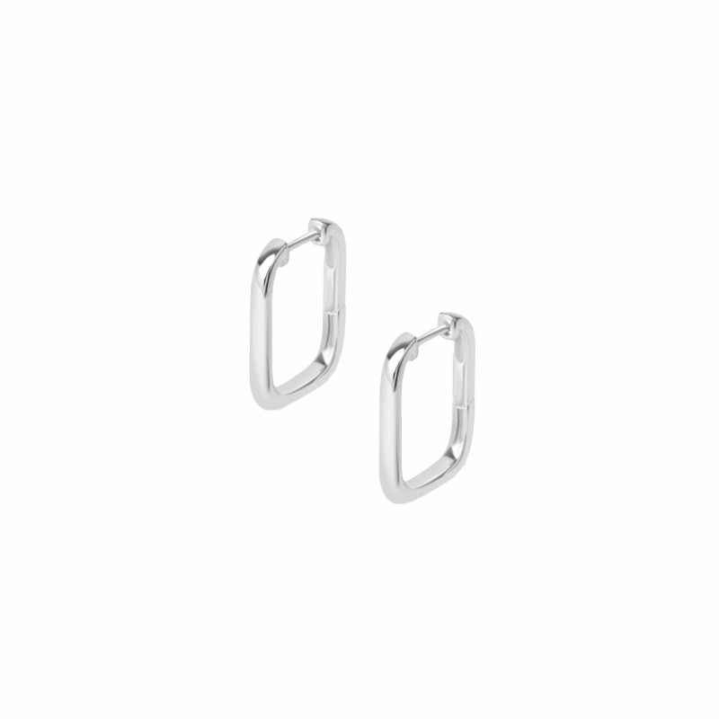 Créoles Lalla argenté-Boucles d'oreilles-Enomis