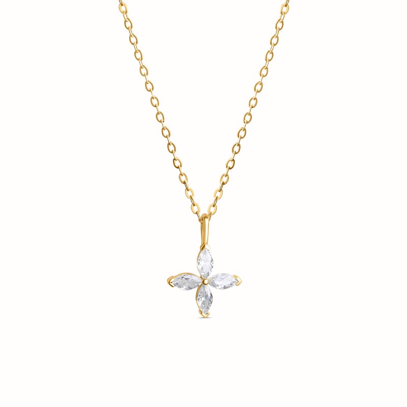 Collier Luce plaqué or-Tous les colliers-Enomis