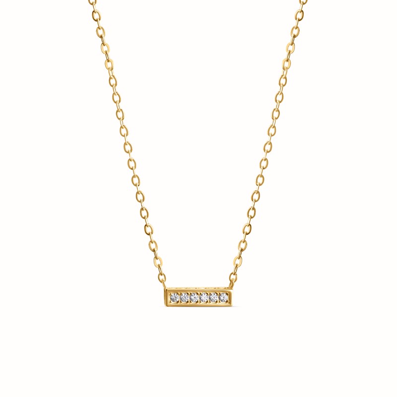 Collier Eliana plaqué or-Tous les colliers-Enomis