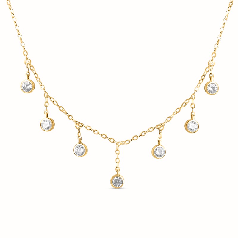Collier Evy plaqué or-Tous les colliers-Enomis