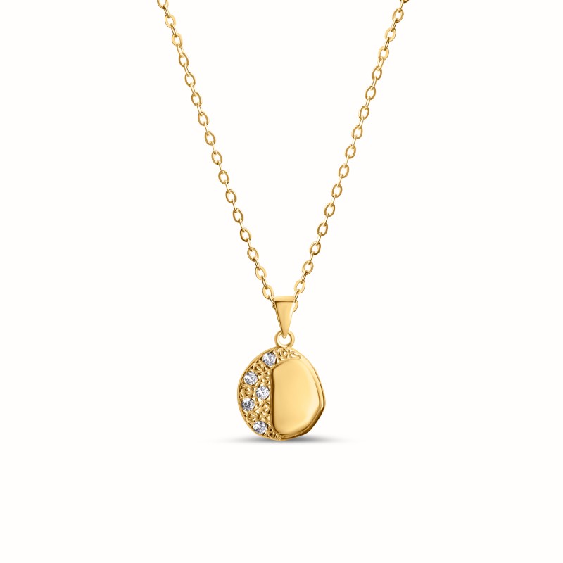 Collier Lise plaqué or-Tous les colliers-Enomis