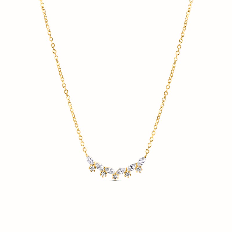 Collier Rhéa plaqué or-Tous les colliers-Enomis