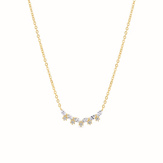 Collier Rhéa plaqué or