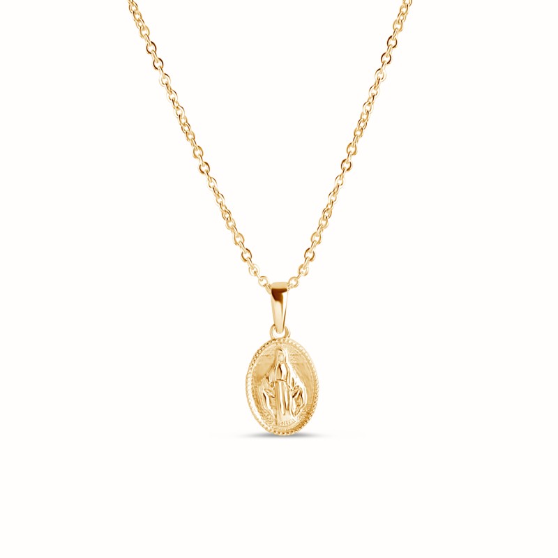 Collier Madone plaqué or-Tous les colliers-Enomis