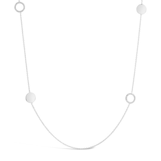 Dahlia 15mm long necklace