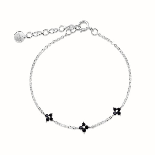 Flora Noir Bracelet