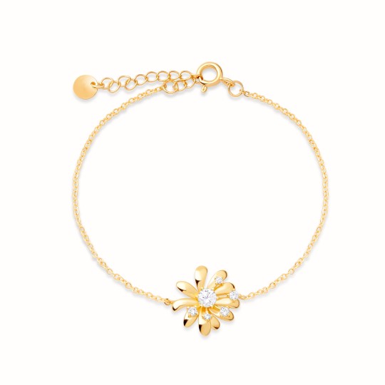 Fleur gold-plated bracelet