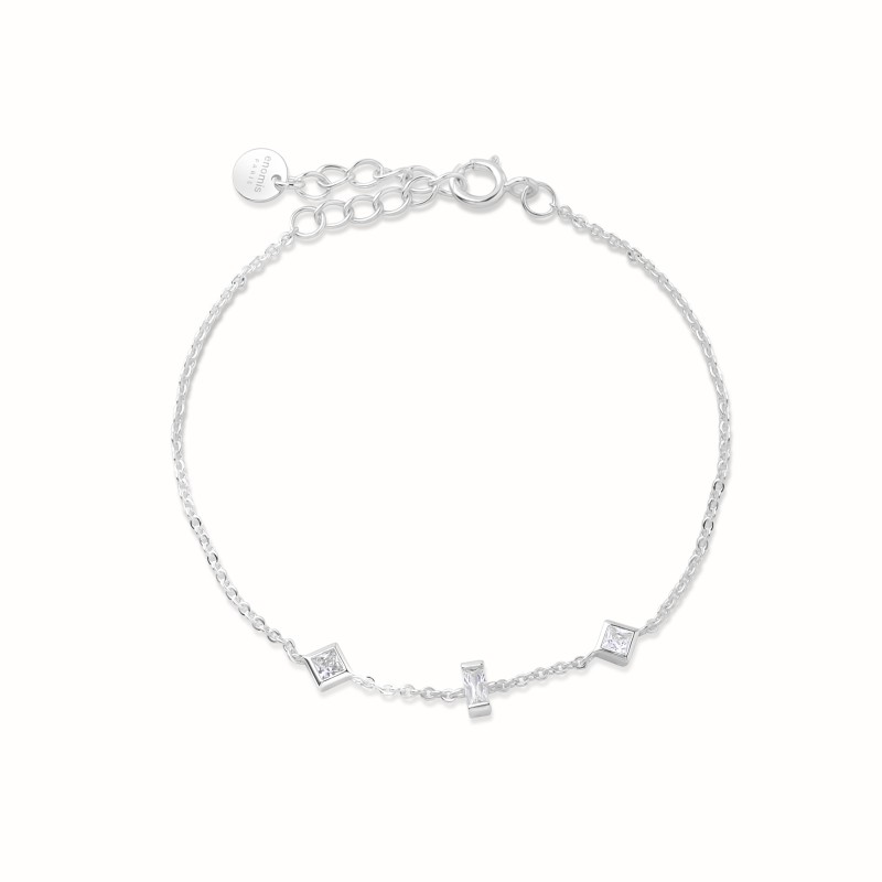 Bracelet Katel argenté-Bracelets-Enomis