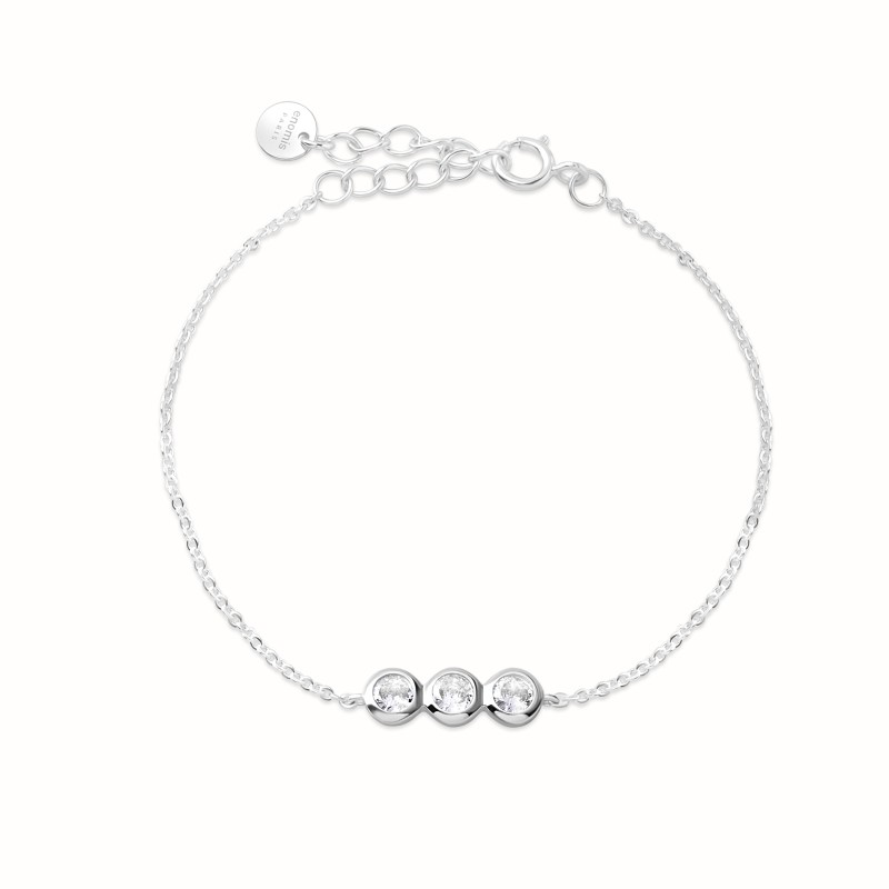 Bracelet Loéline argenté-Bracelets-Enomis