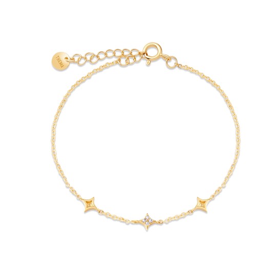 Etoile gold-plated bracelet