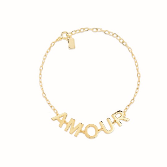 Bracelet Amour plaqué or