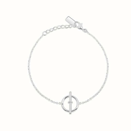 BRACELET MOTIF CERCLE+BARRE...