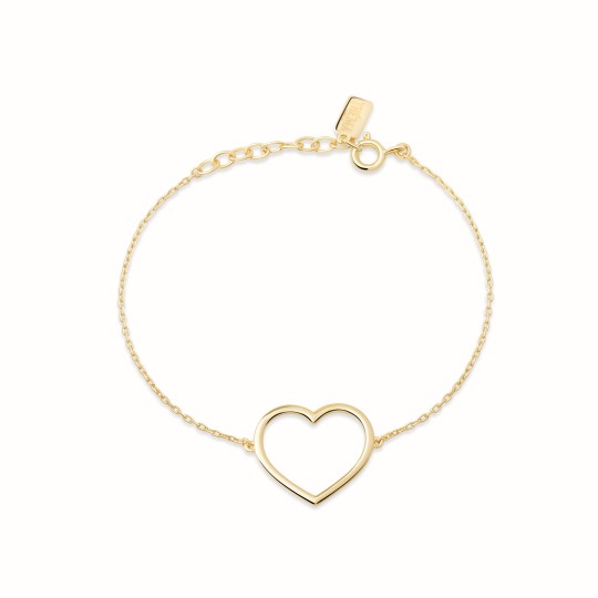 Bracelet Coeur S plaqué or