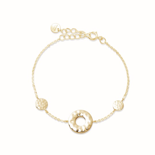 Bracelet Donut plaqué or