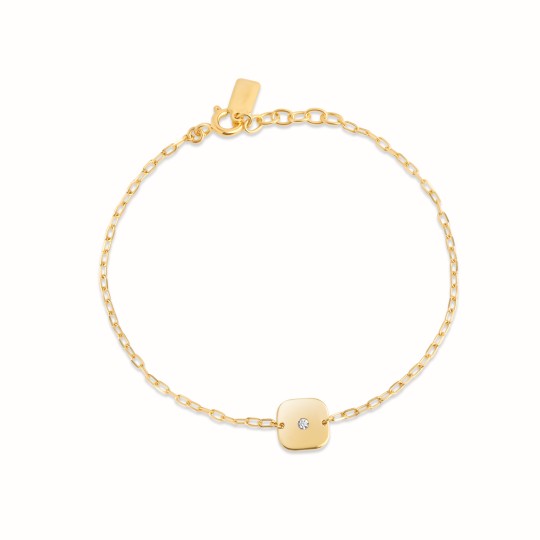 Bracelet Cible plaqué or