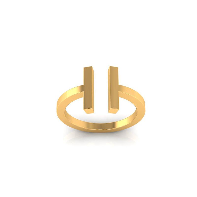 Bague Julia M plaqué or-Bagues-Enomis