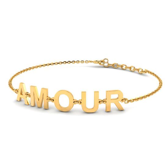 Bracelet Amour Doré