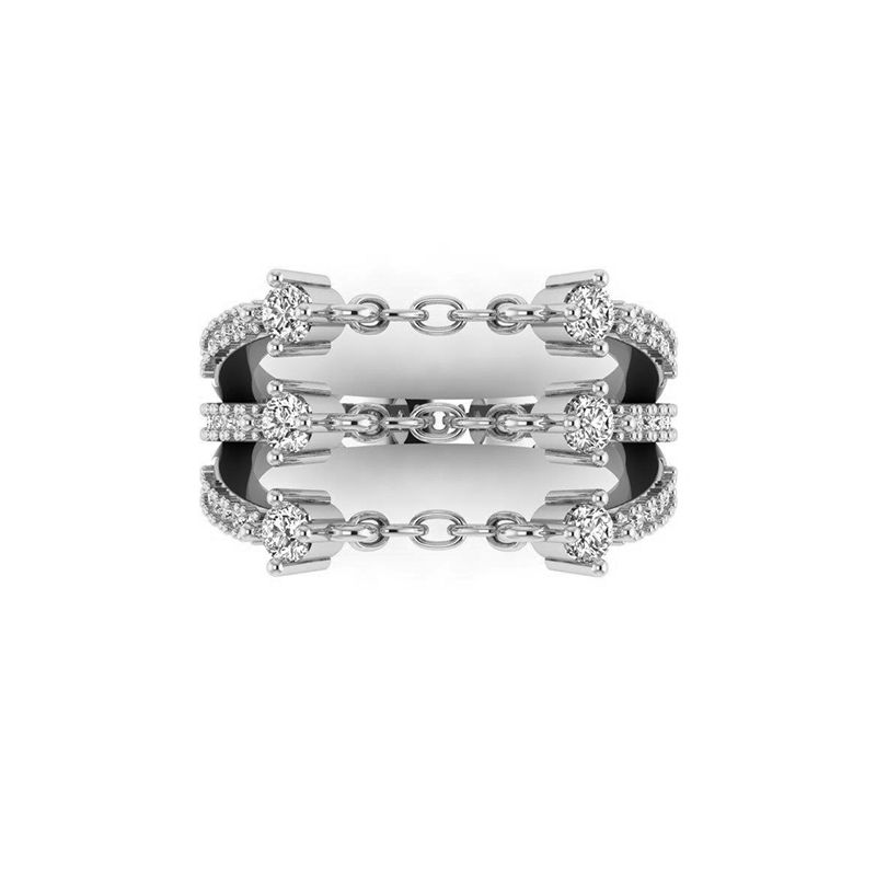 Bague Aléa Argenté-Bagues-Enomis