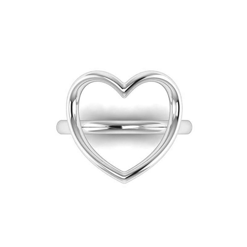 Bague Coeur M Argenté-Bagues-Enomis