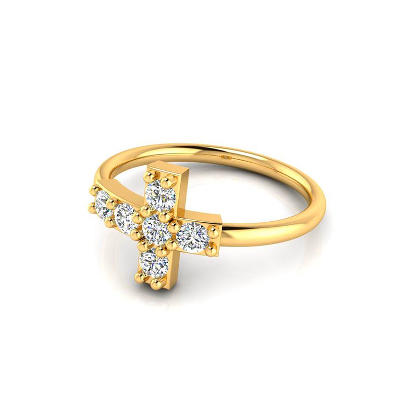 Bague Ruth plaqué or-Bagues-Enomis