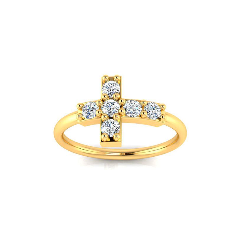 Bague Ruth plaqué or-Bagues-Enomis