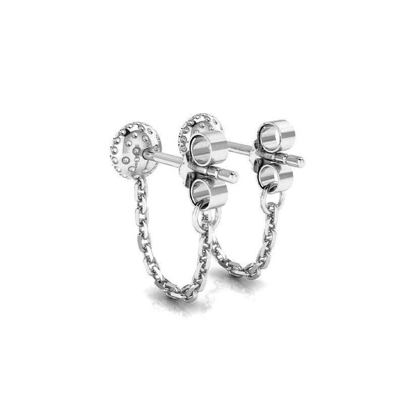 Boucles d'oreilles Angele argenté-Boucles d'oreilles-Enomis