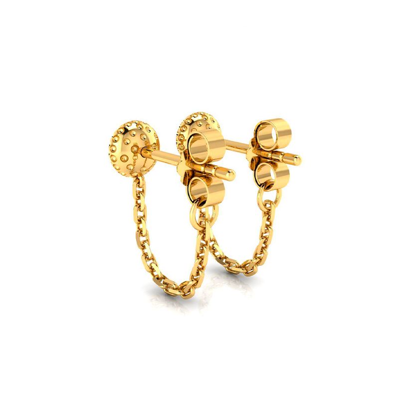 Boucles d'oreilles Angèle plaqué or-Boucles d'oreilles-Enomis
