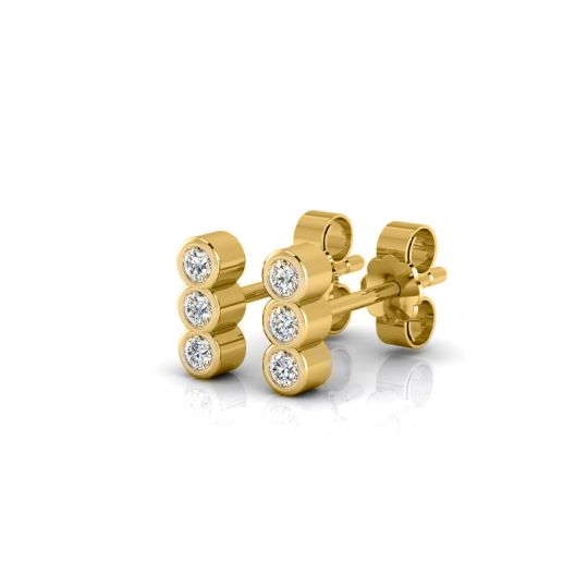 Boucles d'oreilles Loéline plaqué or