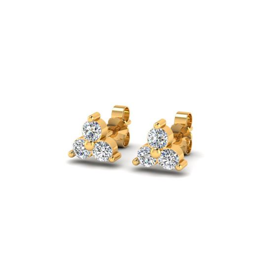 Boucles d'oreilles Siena plaqué or